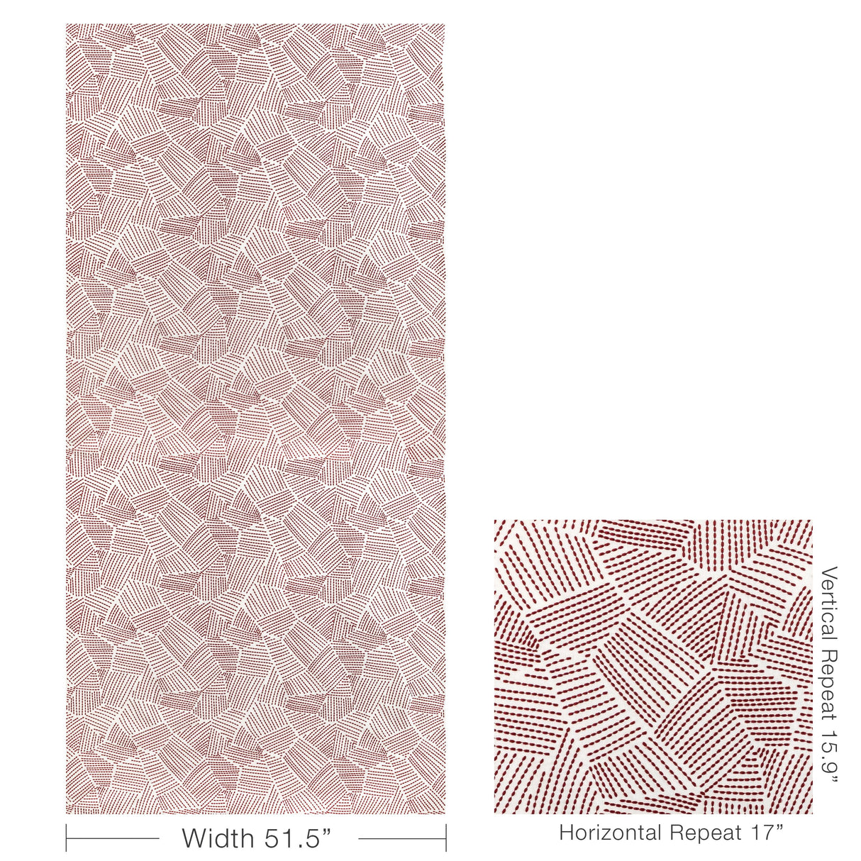 Lee Jofa CHORD EMBROIDERY SPICE Drapery Fabric