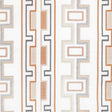 Lee Jofa TRITONE EMBROIDERY COPPER Fabric