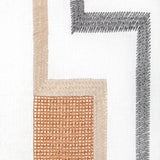 Lee Jofa TRITONE EMBROIDERY COPPER Fabric