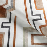 Lee Jofa TRITONE EMBROIDERY COPPER Fabric