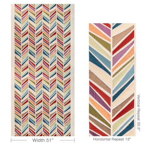 Lee Jofa TALA EMBROIDERY MULTI Drapery Fabric