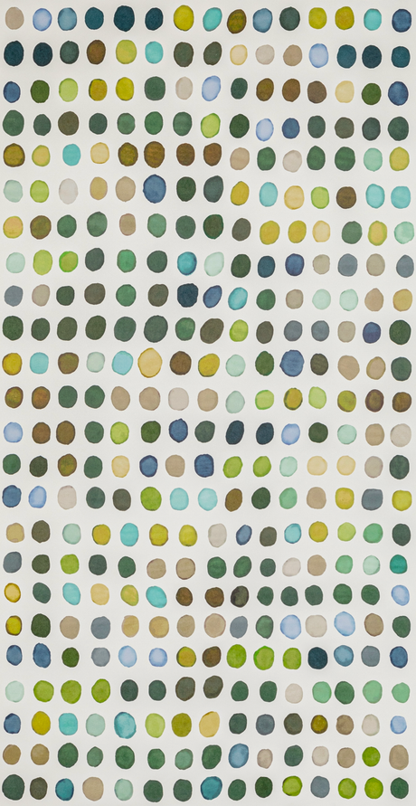 Lee Jofa TWISTER PAPER KIWI/SLATE Wallpaper