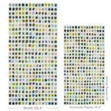 Lee Jofa TWISTER PAPER KIWI/SLATE Wallpaper