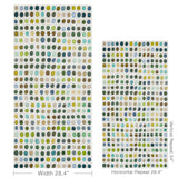 Lee Jofa TWISTER PAPER KIWI/SLATE Wallpaper