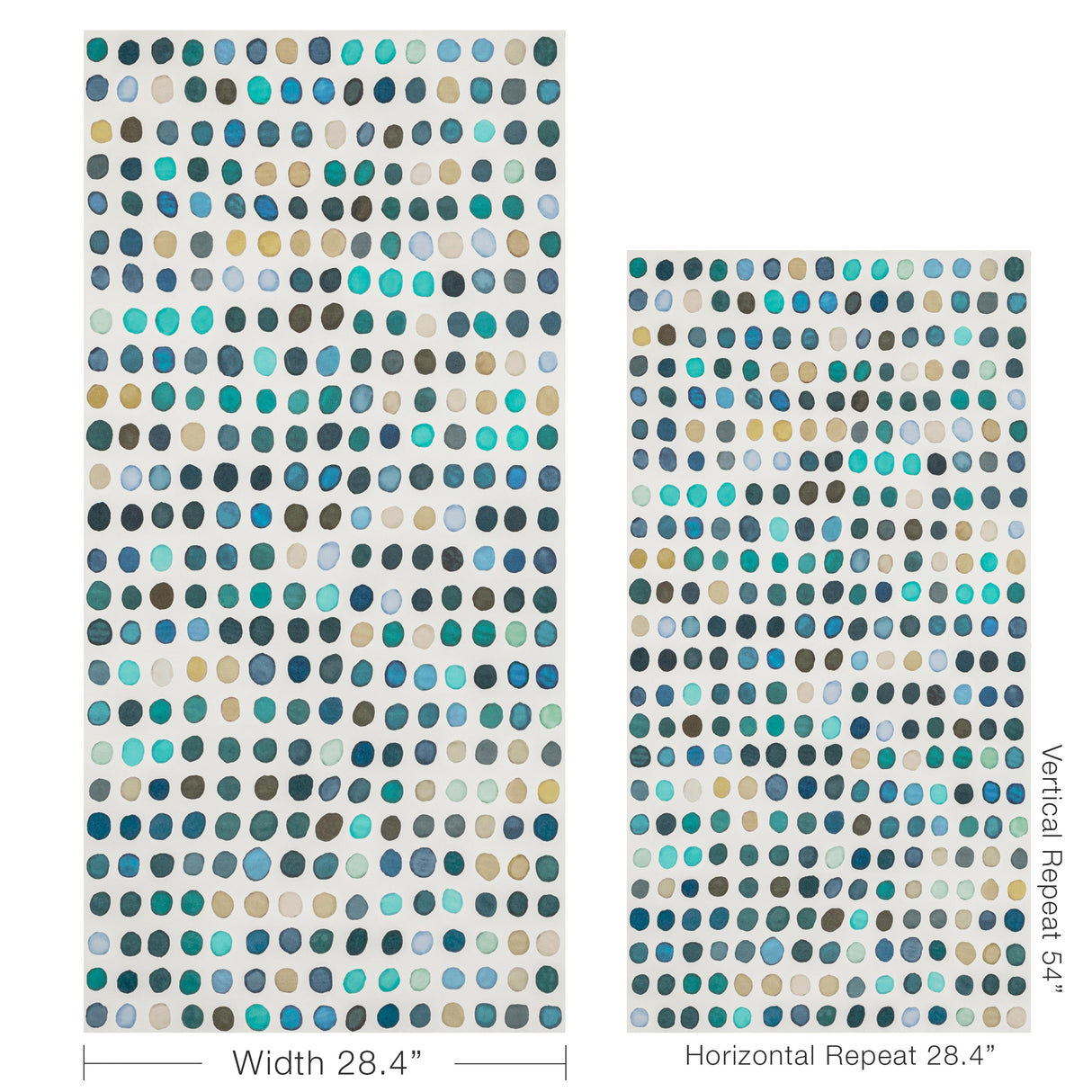 Lee Jofa TWISTER PAPER DENIM/AQUA Wallpaper