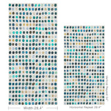 Lee Jofa TWISTER PAPER DENIM/AQUA Wallpaper