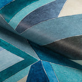 Lee Jofa ROULADE PAPER NAVY/TEAL Wallpaper