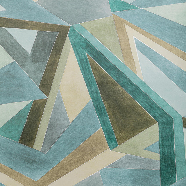 Lee Jofa ROULADE PAPER AQUA/DUNE Wallpaper