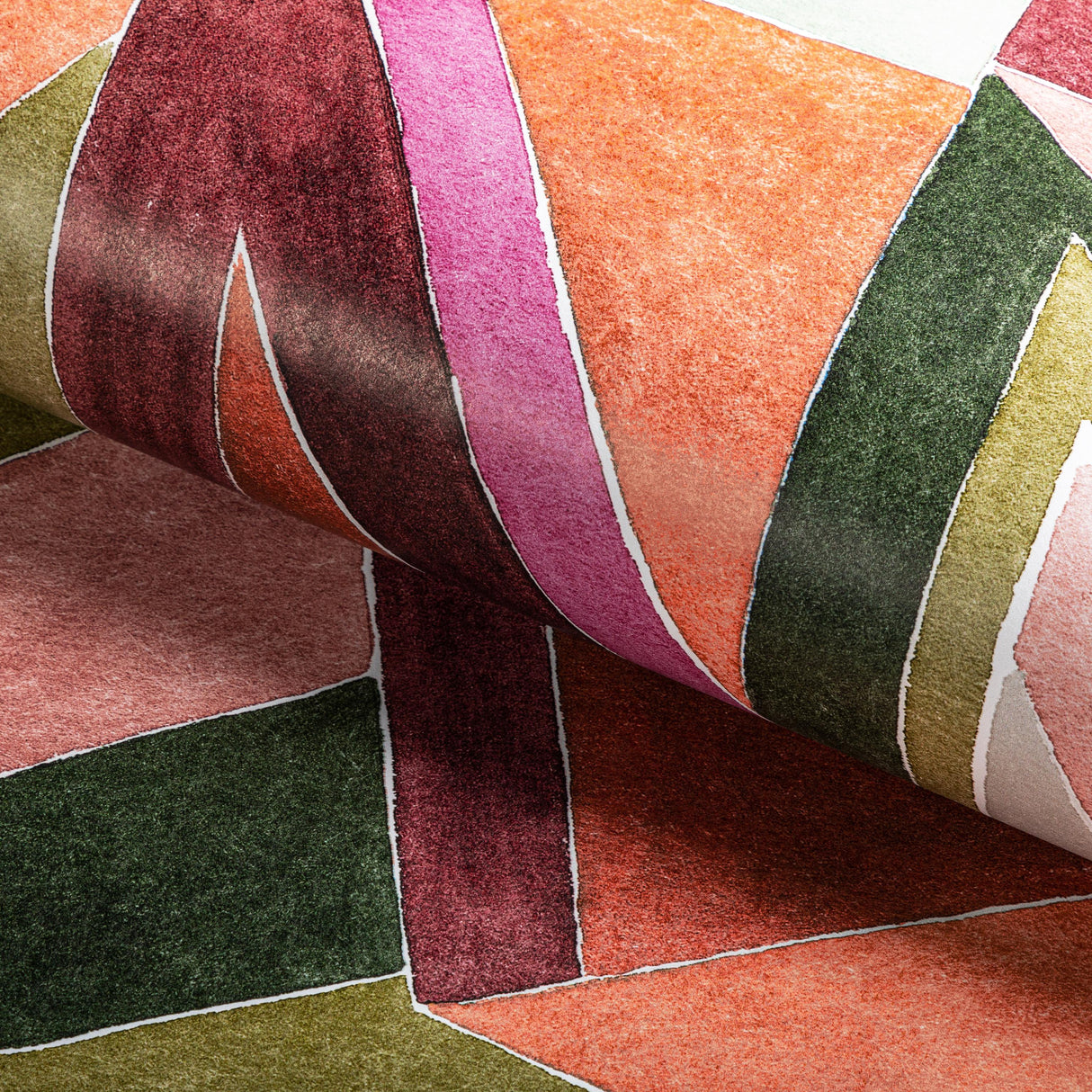 Lee Jofa ROULADE PAPER ROSE/LEAF Wallpaper