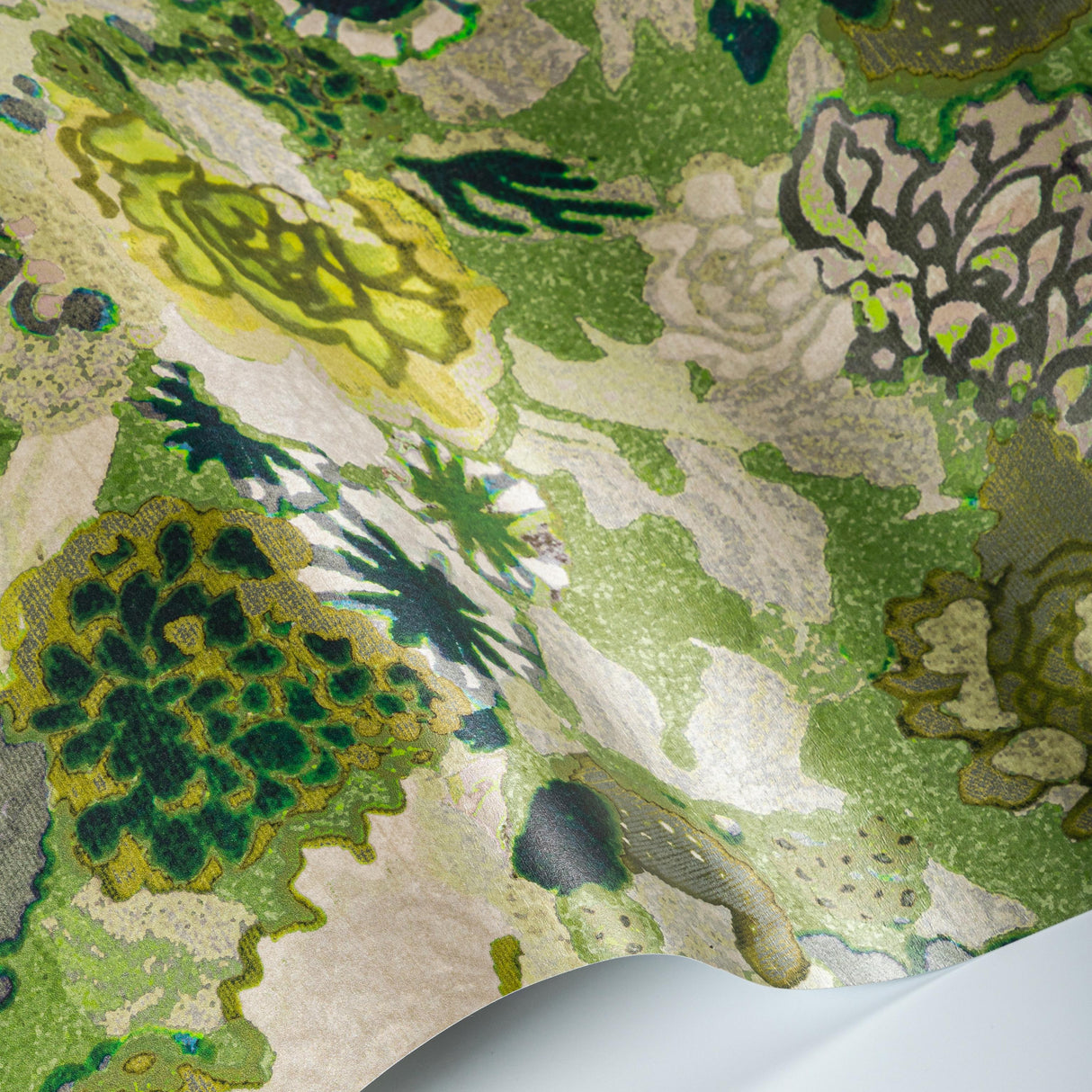 Lee Jofa ARIOSO PAPER STONE/JADE Wallpaper