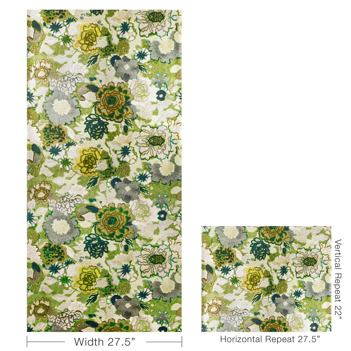 Lee Jofa ARIOSO PAPER STONE/JADE Wallpaper