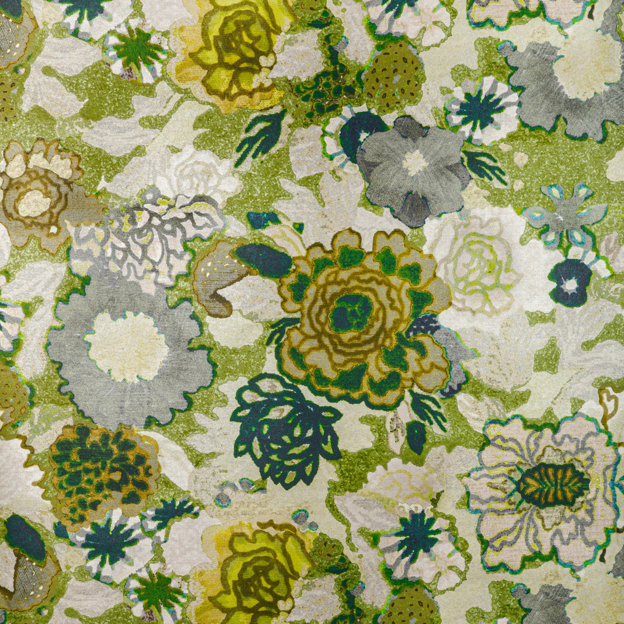 Lee Jofa ARIOSO PAPER STONE/JADE Wallpaper