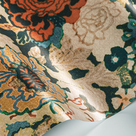 Lee Jofa ARIOSO PAPER SEA/SPICE Wallpaper