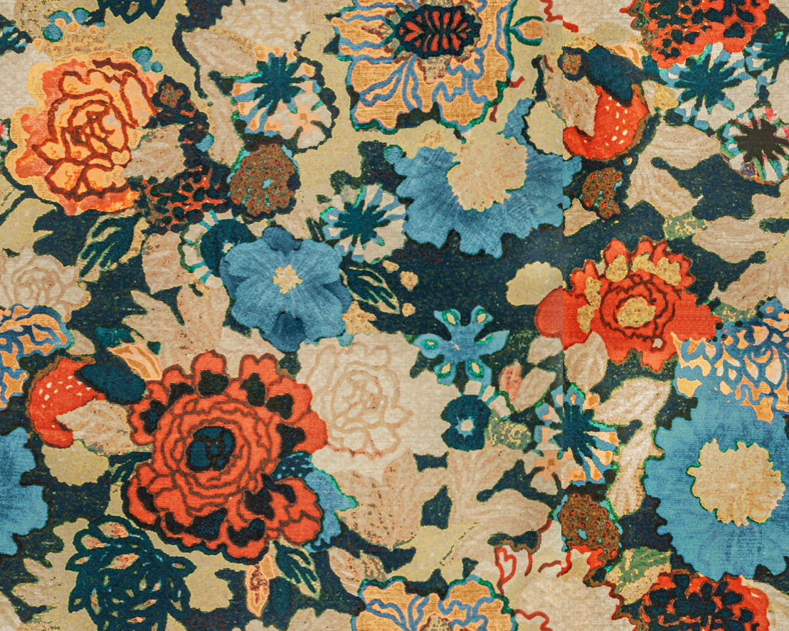 Lee Jofa ARIOSO PAPER SEA/SPICE Wallpaper