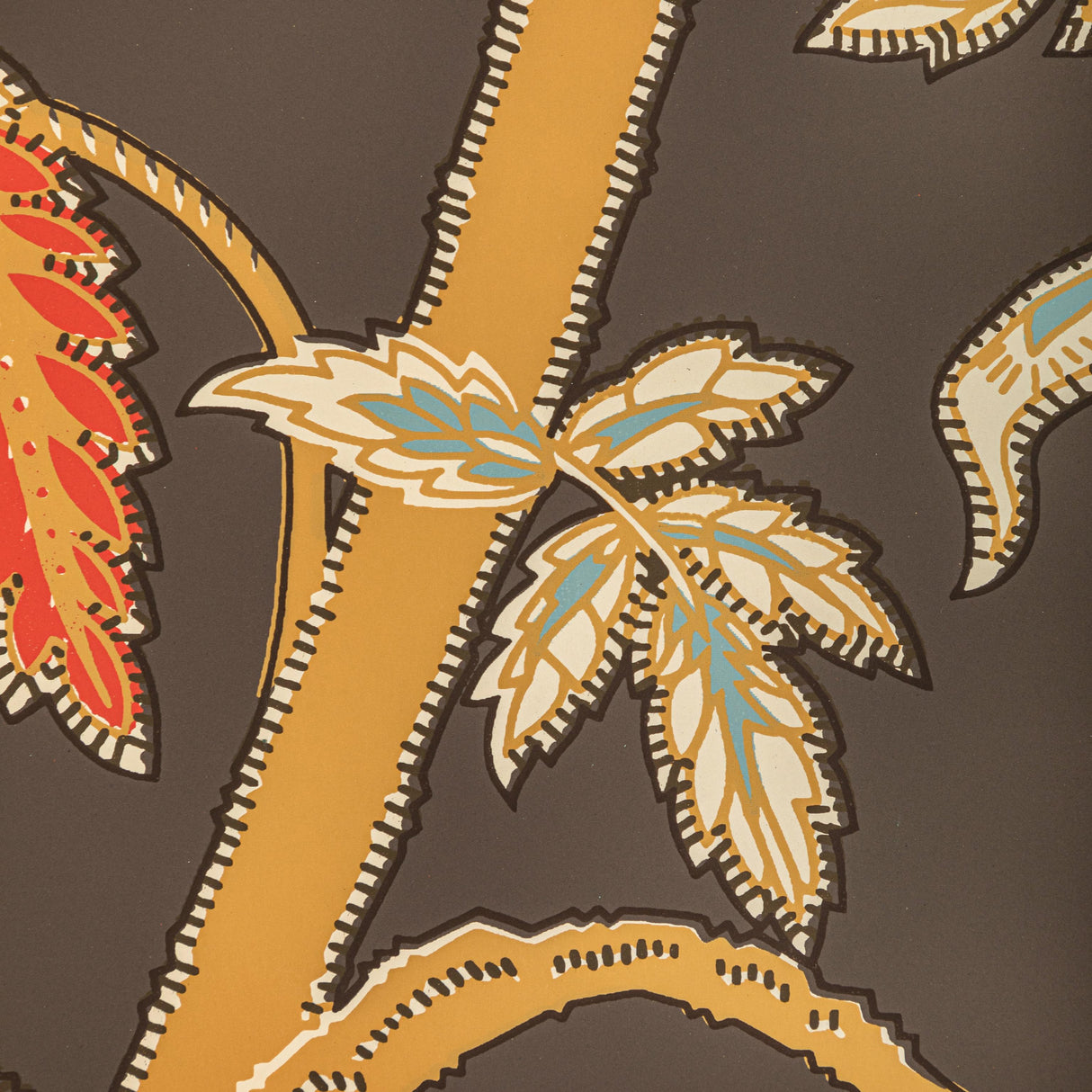 Brunschwig & Fils SEYCHELLES TAUPE Wallpaper