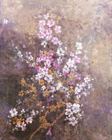 Brewster Home Fashions Hanami Wall Mural Purples Wallpaper