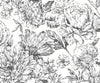 Brewster Home Fashions Flowerbed Wall Mural