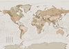 Brewster Home Fashions Earth Map Wall Mural