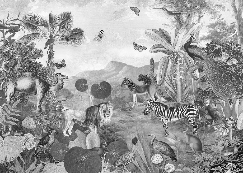 Brewster Home Fashions Flora and Fauna Wall Mural