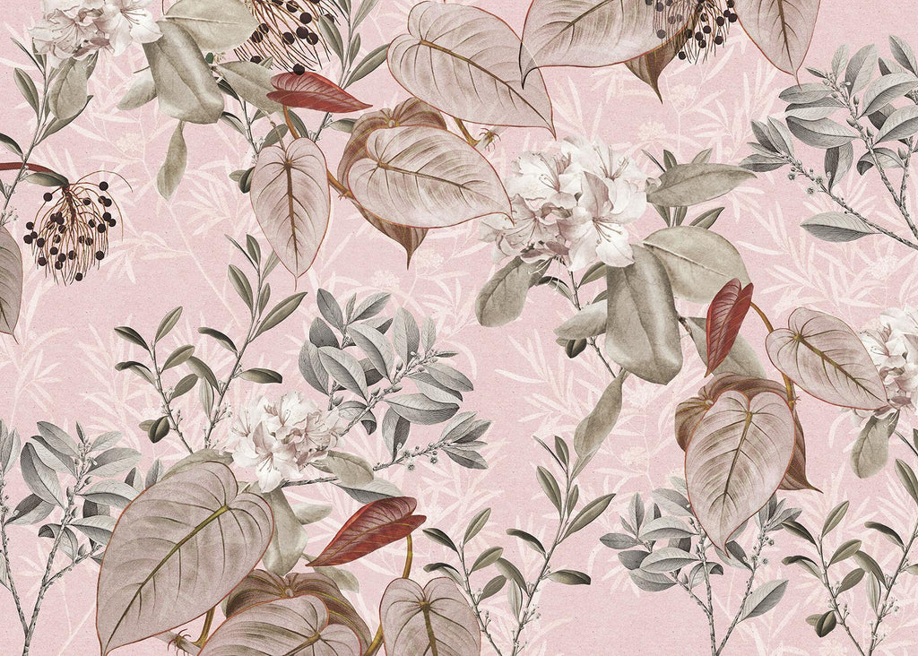 Brewster Home Fashions Blush Branches Wall Mural Pinks Wallpaper