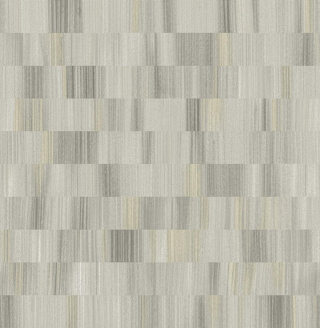 A-Street Prints Flicker Light Grey Horizontal Textured Stripe Wallpaper
