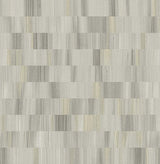 A-Street Prints Flicker Horizontal Textured Stripe Light Grey Wallpaper