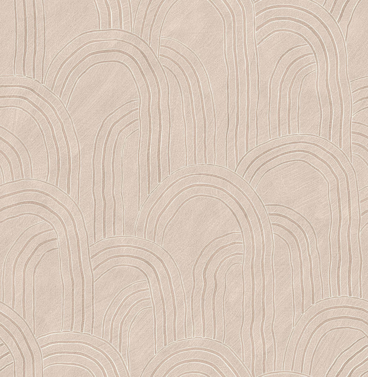 A-Street Prints Cabo Pink Rippled Arches Wallpaper