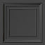 Brewster Home Fashions Distinctive Dark Grey Square Panel Wallpaper
