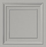 Brewster Home Fashions Distinctive Grey Square Panel Wallpaper