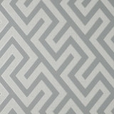 Brewster Home Fashions Meander Light Grey Geo Wallpaper