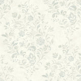 Brewster Home Fashions Isidore Aqua Scroll Wallpaper