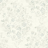 Brewster Home Fashions Isidore Scroll Aqua Wallpaper