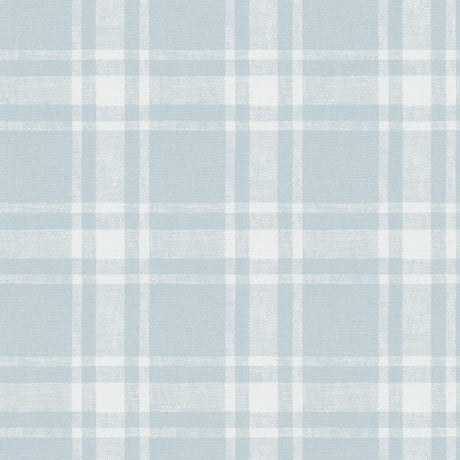 Brewster Home Fashions Antoine Flannel Sky Blue Wallpaper