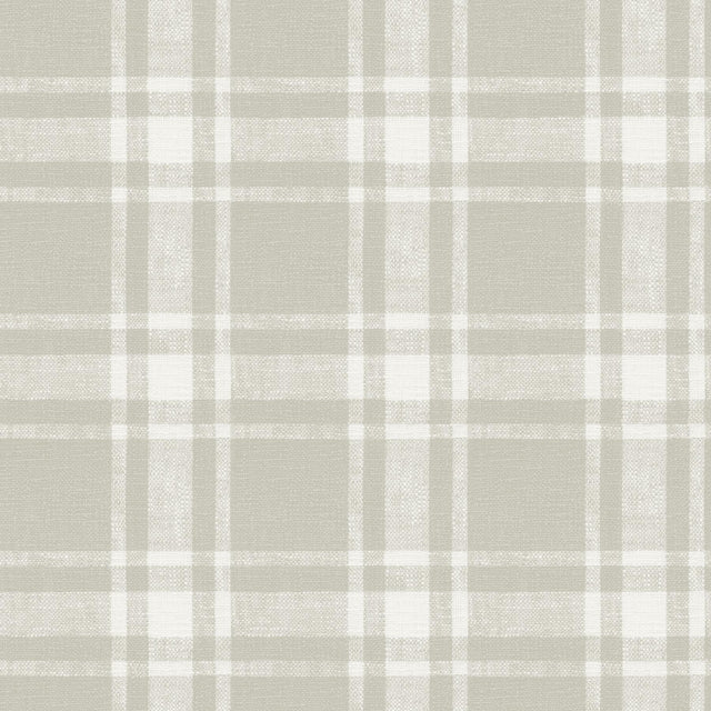 Brewster Home Fashions Antoine Taupe Flannel Wallpaper