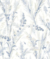 Brewster Home Fashions Hillaire Navy Meadow Wallpaper