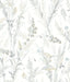 Brewster Home Fashions Hillaire Light Blue Meadow Wallpaper