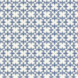 Brewster Home Fashions Remy Blue Fleur Tile Wallpaper