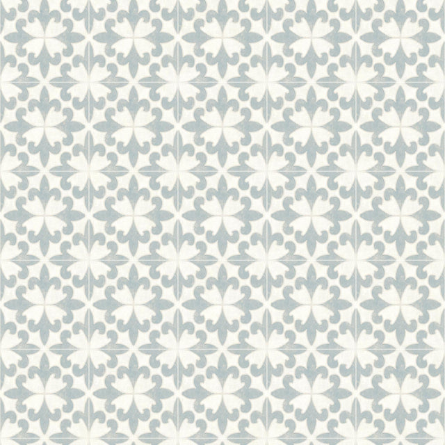 Brewster Home Fashions Remy Teal Fleur Tile Wallpaper
