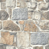 Brewster Home Fashions Axelle Rust Stone Wallpaper