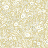 Brewster Home Fashions Agathon Wheat Floral Wallpaper