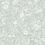 Brewster Home Fashions Agathon Seafoam Floral Wallpaper