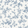 Brewster Home Fashions Nightingale Navy Floral Trail Wallpaper