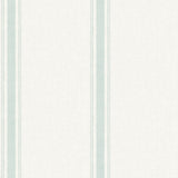 Brewster Home Fashions Linette Seafoam Fabric Stripe Wallpaper