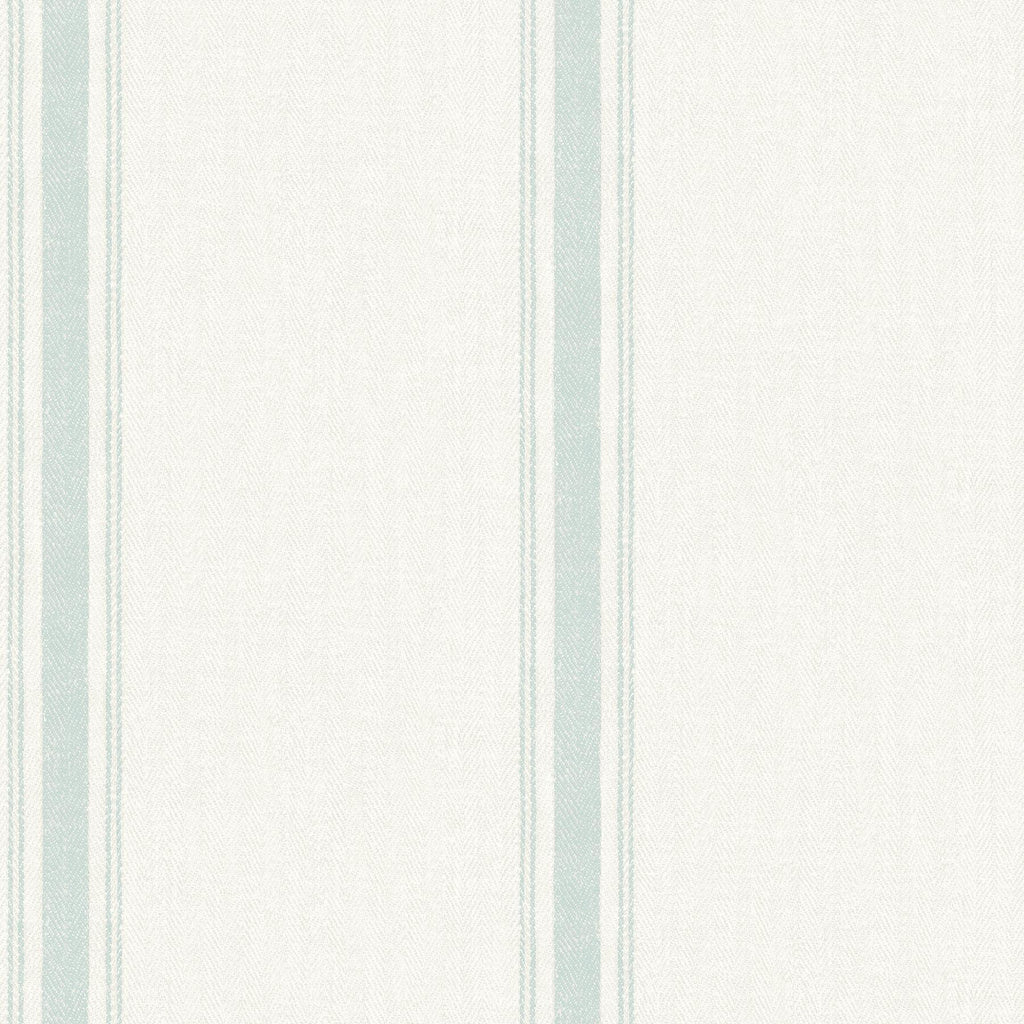 Brewster Home Fashions Linette Seafoam Fabric Stripe Wallpaper
