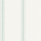 Brewster Home Fashions Linette Fabric Stripe Seafoam Wallpaper