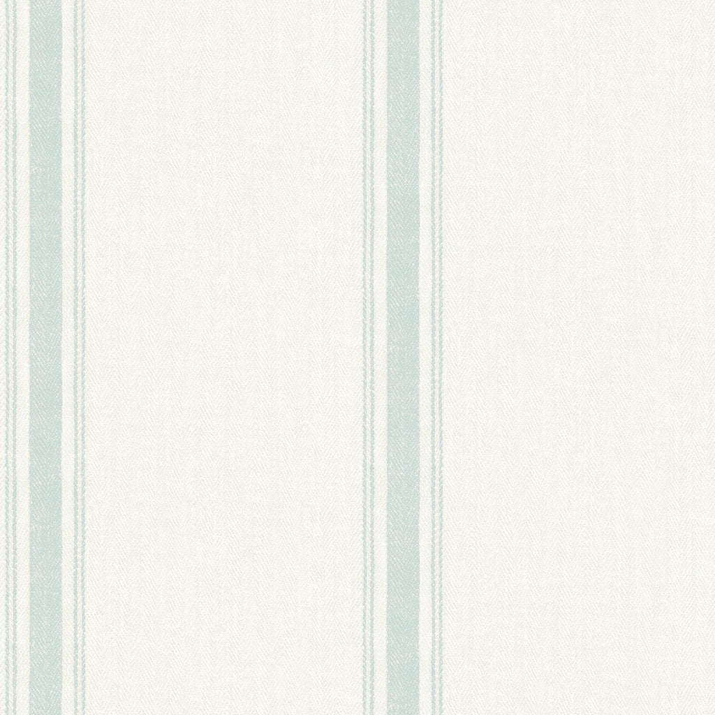 Brewster Home Fashions Linette Fabric Stripe Seafoam Wallpaper