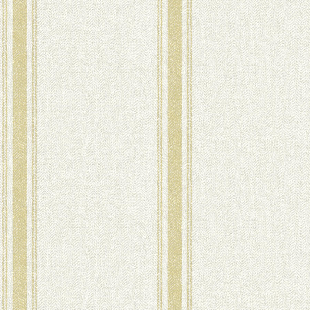 Brewster Home Fashions Linette Wheat Fabric Stripe Wallpaper