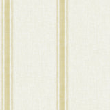 Brewster Home Fashions Linette Fabric Stripe Wheat Wallpaper