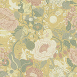 A-Street Prints Vxa Butter Rabbits & Rosehips Wallpaper