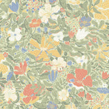 A-Street Prints Midsommar Floral Medley Sage Wallpaper